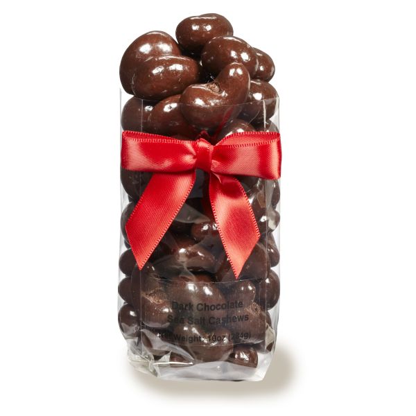 Dark Chocolate Sea Salt Cashews - 10 oz. Bag