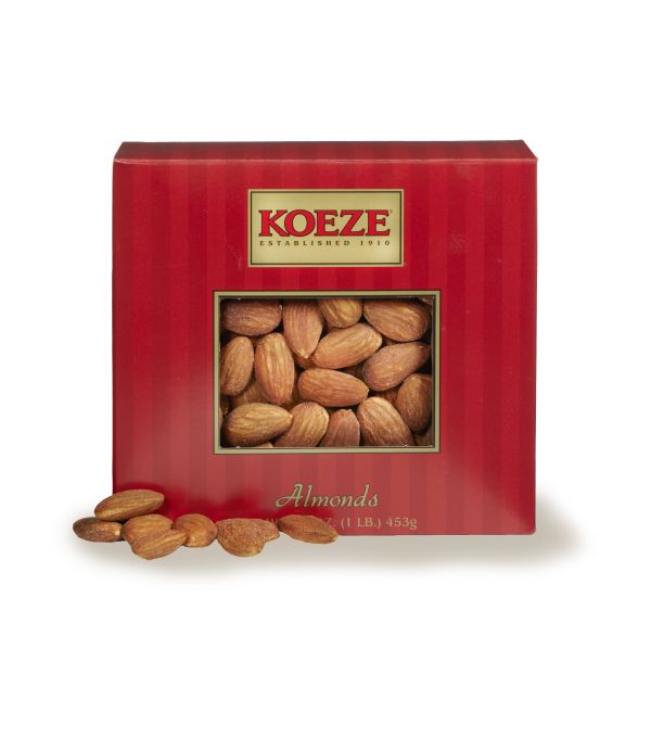 California Almonds - 16 oz. Red Gift Box
