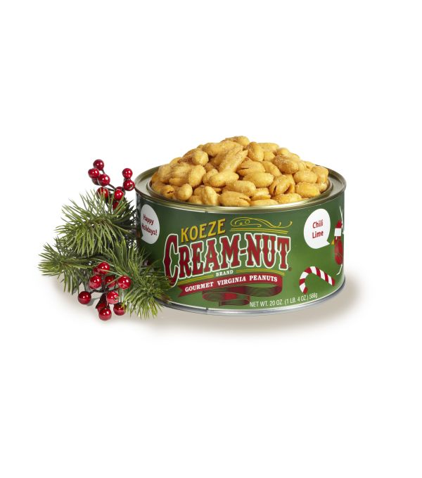 Chili Lime VA Peanuts - 20oz Tin