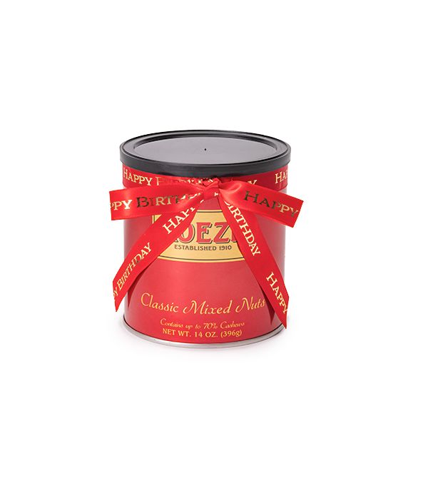 Classic Deluxe Mixed Nuts - 14oz. Happy Birthday
