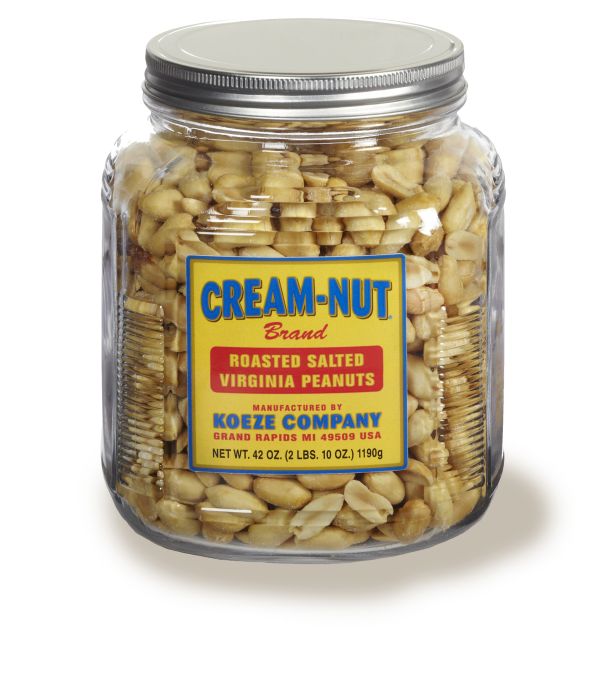 Blanched Virginia Peanuts  -  42 oz. Jar