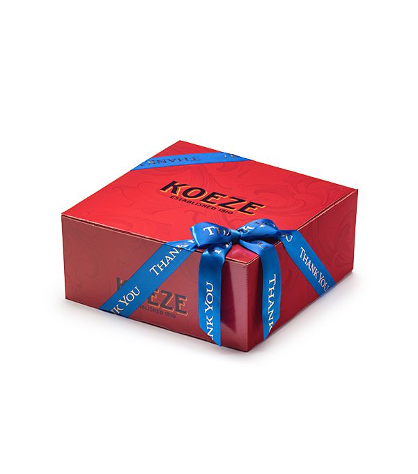 Macadamia Mix & Milk Chocolate Red Executive Box - Thank You