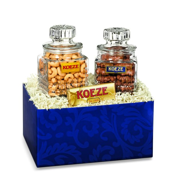 Double Decanter Cashew/Turtle Gift Box Set