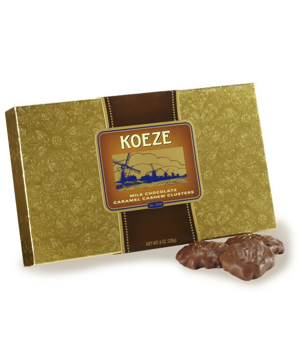 Milk Chocolate Cashew Clusters - 8 oz. Box  