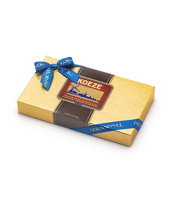 Milk & Dark Chocolate Caramel Pecan Turtles - 8 oz. Thank you