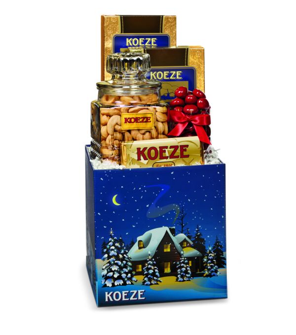 Snow Scene Box Colossal Cashews