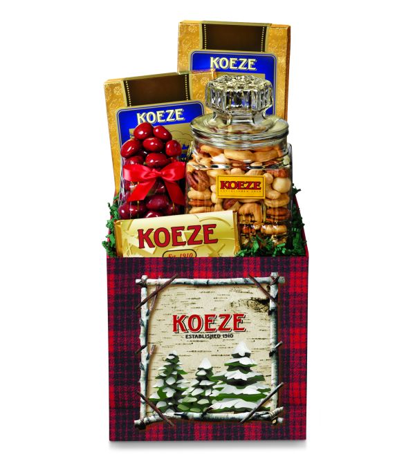 Snowy Pines Box Mixed Nuts with Macadamias 