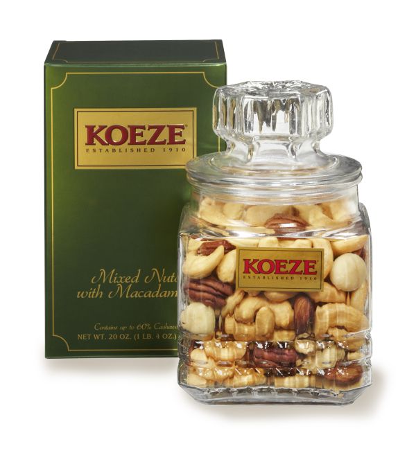 Mixed Nuts with Macadamias - 20 oz. Decanter
