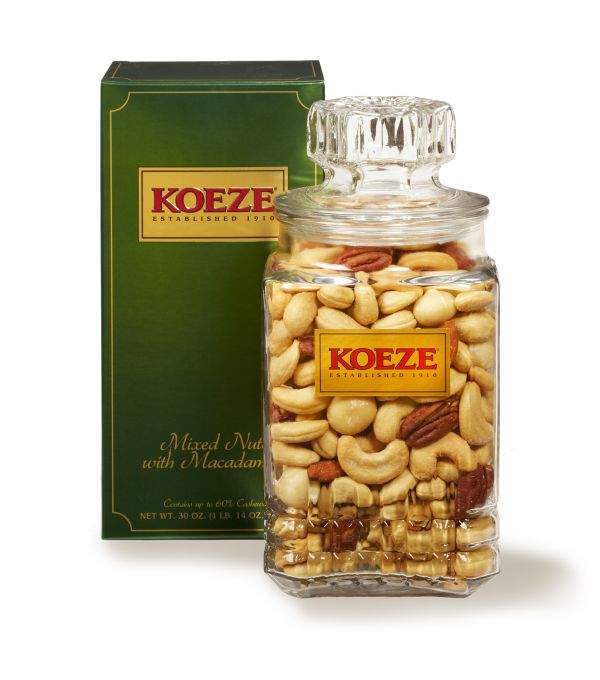 Mixed Nuts with Macadamias - 30 oz. Decanter