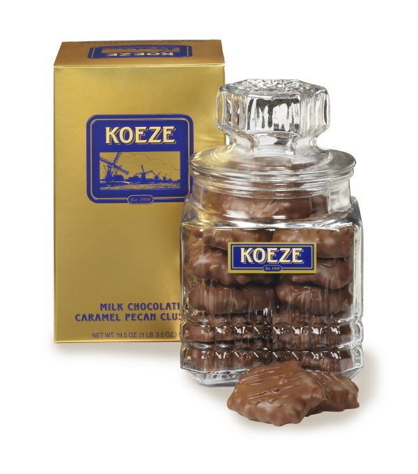 Milk Chocolate Pecan Clusters - 19.5 oz. Decanter 