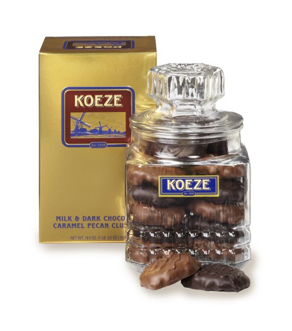 Milk & Dark Chocolate Puddle- 19.5 oz. Decanter 