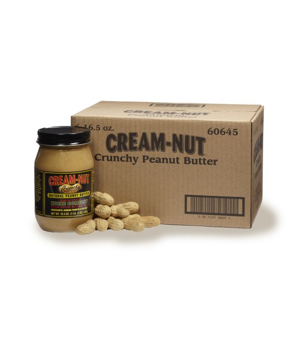 Case of Cream Nut Crunchy Peanut Butter - (6 Jars)